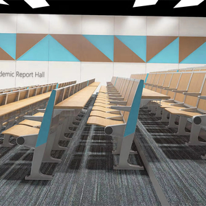 Chất lượng cao Đại học bài giảng hội trường bảng và ghế lớn phòng họp bảng theatre ghế cho nội thất trường học - Product Image 4