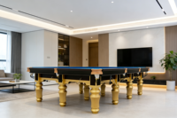Table de billard de luxe sur mesure Dragonriver Factory, design moderne, 12 pieds, pour usage domestique, qualité tournoi, vente chaude
