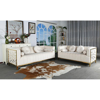 Ensemble de canapés Chesterfield en tissu capitonné de style américain moderne, super confortable, meubles pour la maison, pour les salons d'appartements et de villas