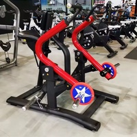 Máquina de remo de alta calidad para gimnasio, equipo de remo con carga de placas, máquina de ejercicio de remo profesional de fábrica