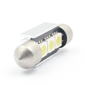 Fsylx CANBUS 24V 3smd 5050 Festoon LED bóng đèn cho Audi A5/A6/A3 cho VW Skoda nội thất ánh sáng mái vòm - Product Image 4