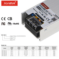 Jiangtek NFP-200 200W 12V 24V 36V 48V PFC Sin Ventilador 90-264VAC Módulo de Fuente de Alimentación Industrial Regulada con Convertidor AC/DC para Tiras LED