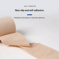 Bande de contention élastique non tissée auto-adhésive de qualité médicale personnalisable pour la protection sportive et le soutien des doigts (en rouleau)