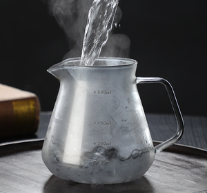 Pichet à café en verre Kingze 600 ml, résistant à la chaleur, pour le café à filtre, pot à café pour le partage, pour la maison, le bureau, le camping - Product Image 3