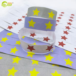 Bracelets de poignet personnalisés en papier Tyvek imprimé numériquement, imperméables, mignons pour enfants, bracelets de billets, promotionnels - Product Image 3