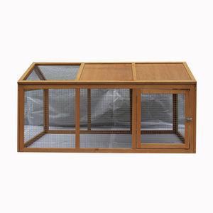 Ucuz büyük Modern evcil hayvan kafesi küçük hayvan evi ahşap tavşan kafesi - Product Image 3