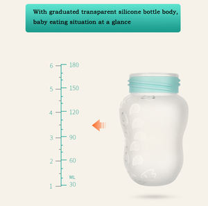 Cucchiaio in Silicone bottiglia neonato allattamento Sippy Cup biberon a tre usi biberon set alimentazione portatile - Product Image 6