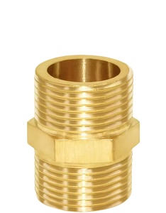 OEMカスタムCNC機械加工六角銅真鍮パイプ継手油圧電子複合部品 - Product Image 6