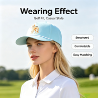 Vente directe usine – Casquette de baseball 5 panneaux haute qualité avec logo brodé personnalisé, corde et perforations laser – Fabrication OEM directe usine
