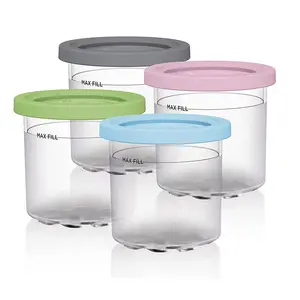 Ice Cream Pints Cup Ice Cream Containers With Lids For Creami Pints Nc301 Nc300 Nc299amz Series Ice Cream Maker