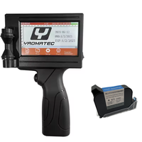 Yaomatec 12,7mm pantalla táctil inteligente Logo impresora de inyección de tinta de mano pequeña fecha de producción máquina de impresión Digital para caja de cartón