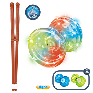 Juguetes de <span class=keywords><strong>malabares</strong></span> para niños Light Up Diabolo Toy Cuerda ajustable LED Diabolo Sets - Product Image 3