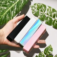 Boîtes en carton rigide à extrémités pliées pour cosmétiques, gloss à lèvres, rouge à lèvres, vernis à ongles, huile, mascara, emballage avec matériaux recyclés
