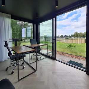 Kiosque Conteneur Préfabriqué Personnalisé pour l'Intégration Verticale en Usine, Faible Impact sur le <span class=keywords><strong>Site</strong></span>, Prêt à l'emploi pour Bar à Jus en Bord de Mer - Product Image 4