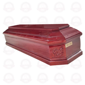 Ataúd Octagonal de Madera Maciza Estilo Europeo Personalizado, Ecológico, con Adornos Metálicos, Accesorios de Ataúd de Madera Personalizables - Product Image 5