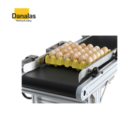 Machine de codage d'œufs DANA LN-6S à six têtes d'impression, équipement automatique de marquage des œufs avec convoyeur