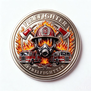 Moneda Conmemorativa 3D <span class=keywords><strong>de</strong></span> Bombero: Desafío a Través del Fuego y el Agua, Medalla Coleccionable <span class=keywords><strong>de</strong></span> Héroe <span class=keywords><strong>de</strong></span> Rescate contra Incendios, Regalo - Product Image 4