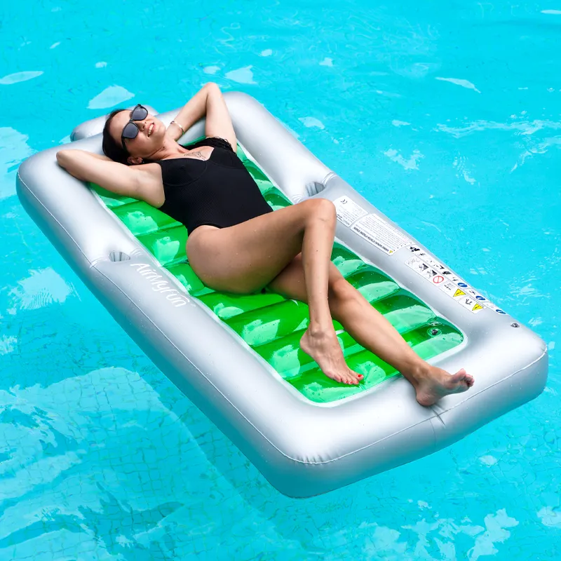 Hình Dạng Pin Trẻ Em Đồ Chơi Nước Bãi Biển Lounger Nệm, Hồ Bơi Bơm Hơi Float Ride-On Inflatable Biển Nệm Cho Người Lớn