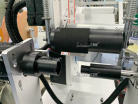 Máquina Etiquetadora Neumática Semiautomática Ajustable de Contorno Curvo, Controlada por PLC, de Alta Productividad para Botellas, Latas y Papel