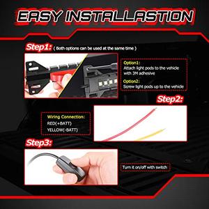 Materiale universale per PC illuminazione luminosa del bagagliaio Off-road SUV cabina illuminazione posteriore scatola luce laterale barra di controllo dell'interruttore della luce - Product Image 5