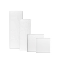 Panneau lumineux en aluminium RGBW à éclairage latéral DC24V 1x4 pieds, compatible Google Home/WiFi 2.4GHz, contrôle DMX, garantie 5 ans, haute luminosité 30x120cm