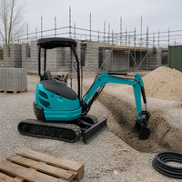 Bucket Mini Excavator untuk Penggalian, Pemindahan Tanah, Pembuatan Parit, dan Pembuatan Saluran Pembuangan untuk Pipa, Saluran Pembuangan, dan Gorong-gorong Kota