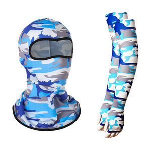 Masque de cyclisme unisexe en soie glacée pour les doigts, respirant, à séchage rapide, anti-UV, haute élasticité, pour activités de plein air - Product Image 4