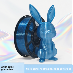 Filamento para Impresora 3D PETG Galaxy Azul Transparente Brillante de 1 kg y 1,75 mm, Venta al por Mayor de Fábrica - Product Image 1