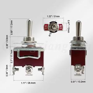Saklar Rocker Toggle 12V <span class=keywords><strong>3</strong></span> Posisi ON OFF ON <span class=keywords><strong>2</strong></span> Posisi ON-ON 250VAC15A 125VAC 20A untuk Kapal Yacht Instrumen Otomatis <span class=keywords><strong>Pilot</strong></span> - Product Image 1
