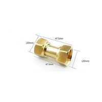 Raccord droit union personnalisé 1/2, 3/4, 1 pouce - Raccord pour chauffe-eau solaire à passage plein 3/8" BSPP M16x1.5 DIN