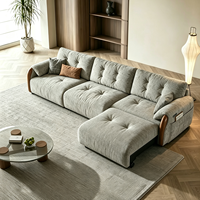 Canapé modulaire en tissu chenille Atunus, design moderne pour salon, canapé de détente, canapé confortable, fauteuil inclinable électrique
