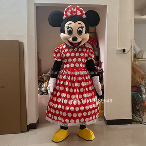 Funtoys personalizado <span class=keywords><strong>Mickey</strong></span> y <span class=keywords><strong>Minnie</strong></span> mascota disfraz ratón boda dibujos animados Cosplay fiesta Navidad vestido Mascotte Carnaval para adultos - Product Image 2