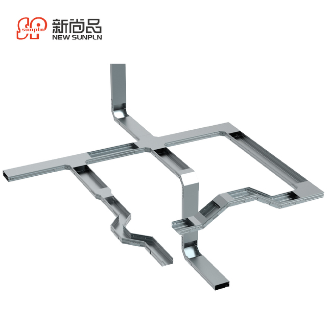 Zinc Trough Bridge Cable Tray Electro Zinc Frp Cable Tray Manufacturing Machine