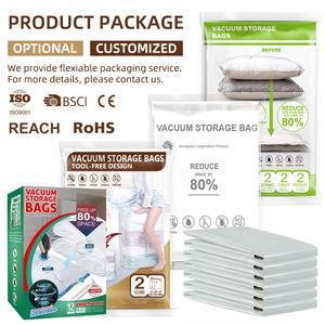 Haute qualité meilleur tissu rétractable organisateur grand voyage scellant <span class=keywords><strong>sous</strong></span> <span class=keywords><strong>vide</strong></span> sacs nettoyant fermeture éclair économiseur d'espace sacs de <span class=keywords><strong>rangement</strong></span> - Product Image 6