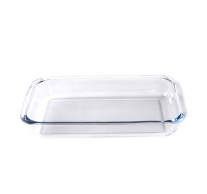 Chì miễn phí khả năng chịu nhiệt cao Borosilicate Glass bakeware Glass nhà bếp đồ dùng Bộ <span class=keywords><strong>baking</strong></span> <span class=keywords><strong>Pan</strong></span> <span class=keywords><strong>Set</strong></span> cho lò vi sóng và lò nướng - Product Image 2
