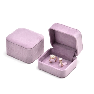 Caja de Joyería de Terciopelo para Anillos de Boda, Venta al por Mayor de Cajas de Joyería Suministradas por el Fabricante - Product Image 1