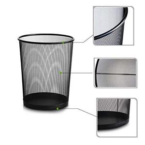 Cesto de esquina de metal para oficina, cesto de basura, contenedor de almacenamiento, cesto de basura doméstico, caja de almacenamiento pequeña de metal - Product Image 6