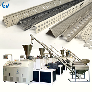Ligne de rainures en pvc Extrusion de plastique Profils de plâtrage en pvc Cloison sèche Perle d'angle Machine de fabrication Ligne de production - Product Image 1