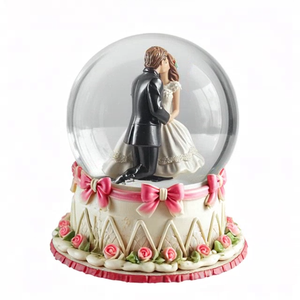 Nhảy vài quả cầu tuyết nhựa-Hộp nhạc xoay lãng mạn, đồ lưu niệm đám cưới/kỷ niệm & Quà Tặng Ngày Valentine - Product Image 3