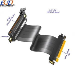 90 Graus PCI-E 4.0 16X a X16 Placa Gráfica Extender Riser Cabo de Extensão 10-120CM Para RTX4070Ti RTX4080ti RX6700XT RX6800XT