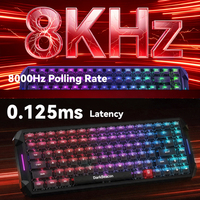 Blade 84 75% Gaming Mechanical Keyboard Ultra Quiet Linear Switches Custom RGB Lighting AI Software 8000 HZ ANSI Layout USB-C