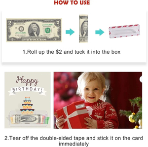 Protector de Tarjetas de Regalo de Papel con Logotipo Personalizado, Envase de Plástico Rígido Impermeable para Bálsamo Labial y Billetes - Product Image 4