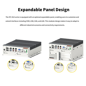 PC Industrial Expandible Sin Ventilador CWWK D12 <span class=keywords><strong>de</strong></span> 12.ª a 14.ª Generación para Escenarios Industriales y Requisitos <span class=keywords><strong>de</strong></span> Conectividad, Computadora <span class=keywords><strong>de</strong></span> Nivel Básico - Product Image 4