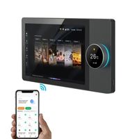 Amplificateur mural de contrôle central domestique intelligent Tuya de 8 pouces Mini système audio stéréo de cinéma maison à écran tactile Amplificador sans fil