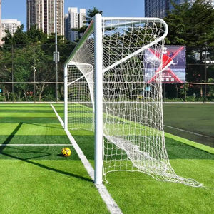 Buts de football professionnels en aluminium de forme ovale, taille standard, fixes, poteaux de football, tailles de buts de football - Product Image 1