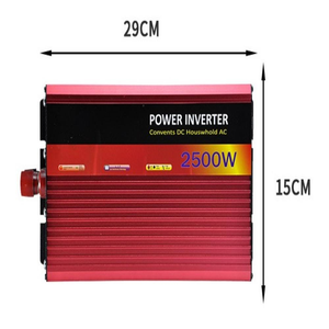 Dönüştürücü invertör 12V 24V güç inverteri güneş araba modifiye sinüs dalga invertör - Product Image 5