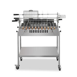 เตาบาร์บีคิวกลางแจ้งแบบไซปรัส พร้อมเตาปิ้ง<span class=keywords><strong>ย่าง</strong></span>แบบหมุนอัตโนมัติสำหรับเสียบเคบับ - Product Image 5