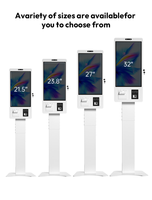 Terminal Punto de Venta con Pantalla Táctil de 21.5 Pulgadas, Kiosco de Autoservicio con Impresora Térmica y NFC para Supermercado, Precio de Fábrica al por Mayor
