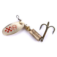 Leurre Spinnerbait 6,7 cm/7,3 g, Leurre Cuillère de Pêche, Leurre Dur en Métal, Leurre de Pêche