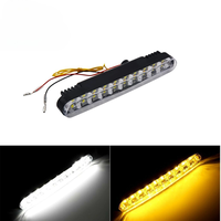 Feux de signalisation de voiture à 30 LED bicolores, kit de mise à niveau des feux de jour (DRL) à LED 5050